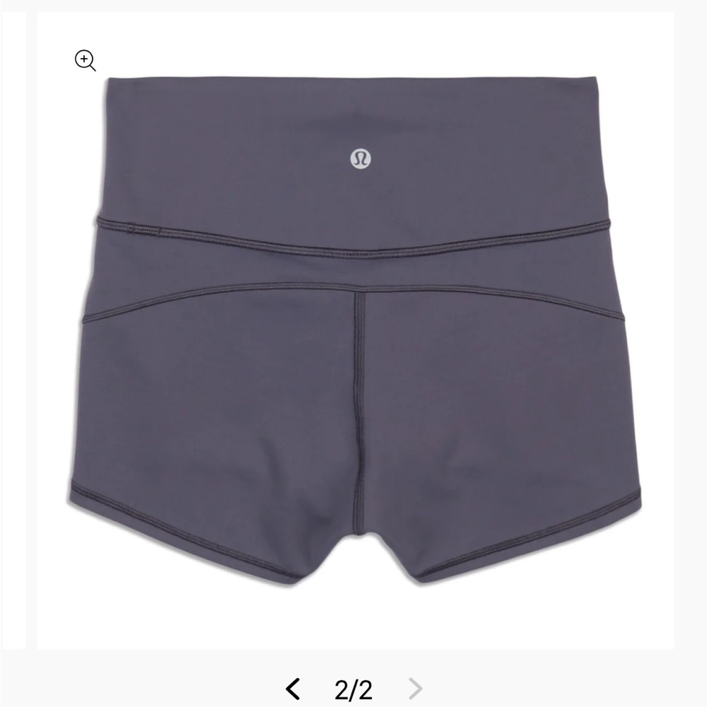 lululemon athletica High-Rise Athletic Shorts in Dark Gray